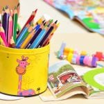 Pen Box Crayons Kindergarten Paint Colored Pencils